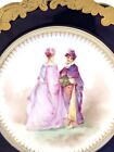 Rare Antique S  vres-style Hand-painted Porcelain Cabinet Plate  Late 19th C