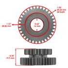 Starter Clutch Gear Idler Bearing Kit For Yamaha Big Bear 400 Yfm400f 2000-2012