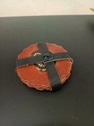 Vintage Handmade Leather Coasters Set Of 6     African Safari Animal Designs