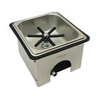 Stainless Steel Kitchen Bar Beer Glass Pitcher Counter Top Mount Rinser