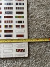 Vietnam War 1960s Us Military Wolfe Brown Ribbon Display Chart  framed 