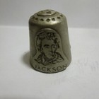 Pewter Thimble - Jackson - The Hermitage Souvenir - Evc