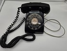 Western Electric Bell System Rotary Dial Telephone Black Vintage Untested
