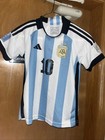 Adidas Argentina National Team Leo Messi  10 Youth 10 Home 2022 Jersey  b68 