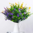  Bundles Artificial Flowers For Outdoors  Fake Flowers Uv Resistant 12