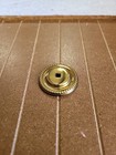 Hickory Hardware Savannah Polished Brass 1 1 2  Solid Brass Knob Backplate P44