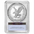 2025-s Proof  1 American Silver Eagle Pcgs Pr70dcam Fs Flag Label