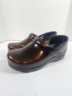 Dansko Professional Clogs Shoes Womens Size 39 Patent Leather Slip On Comfort