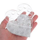 Heart-shaped Nail Art Pen Holder Transparent Acrylic Nail Brush Stand Uv Gel Pol