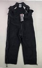 Polartec Classic 200 Bib Overalls Fleece Ski Snow Pants Black Medium Short Zip