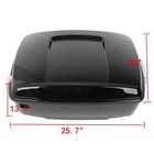 King Trunk W  Rack Backrest Fit For Harley Touring Models 2014-up