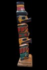 Vintage Eagle Totem By Larry Rudick