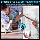 Cordless Electric Adhesive Caulking Gun Caulk Power Tool For 10oz  Sealant Glue