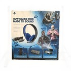 Official Sony Playstation Silver Wired Stereo Headset - Ps3 ps4 ps Vita  read 