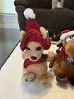 Lot Of 3 Nwt Dan Dee Singing Dancing Animated Christmas Holiday Plush Tested
