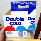1980s Double Cola Soda Bottle Six Pack Container   Carton  New Old Stock