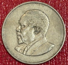Very Nice 1966 Kenya One Shilling Coin-dec015
