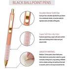 Ballpoint Pens Black Medium Point 1mm Pen With Super Soft Grip Ball Point Pen   