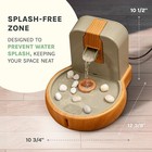 Cat Water Fountain Eco-friendly Zen Cat Fountain With Feng Shui Design