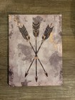 Native American Crossed Arrows On Canvas-impressive Standout Art - 12 x 16     1