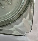 Vintage Holiday Inn Ashtray With Embossed Logo Lettering  4 x 4  Glass