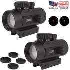 Tactical Optics Riflescope 11 20mm Red Green Dot Sight Scope Rail Hunting 1x40mm
