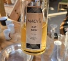 Antique Macy s Bay Rum One Pint Bottle  R h  Macy New York Art Deco - Rare 