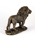 Very Realistic Lion Sculpture  Large Sculpture  Antic Bronze Statue 14 Inch