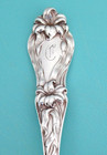 Antique Sterling Silver Frank Whiting  lily  Vegetable Serving Spoon   c   70g