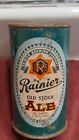 1950s Rainier Old Stock Ale  Flat Top Beer Can  San Francisco  California