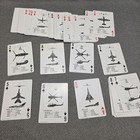 Vintage 1979 Us Army Aircraft Recognition Playing Cards Deck Gta 44-2-10 Spotter