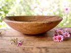 Hand Turned Spalted Maple Wood Bowl Artist Signed North Carolina 9 75  X 2 5 