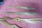 Lot Of 8 Vintage Propellers All Wood Power Prop Rev-up Top Flite Super M
