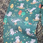 Pj Place Unisex Kids Lounge Pants 5t Cotton Raccoon Forest Animal Print