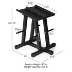 Titan Fitness Dumbbell Stand And Plate Tree  260 Lb Capacity
