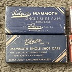 Vintage Kilgore Mammoth Caps Single Shot No 75 Disc 108 Lubricated Empty Box Lot