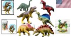 Realistic Dinosaur Toy Set     6-piece Educational   Imaginative Play For Kids