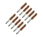 10pk Bronze Gun Cleaning Bore Brushes  38  357 9mm Caliber Pistol