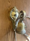 Antique Wall Light Sconce Fixture Cast Iron Metal Art Deco nouveau Architectural
