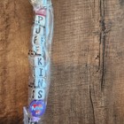 Vtg Puffkins Toy Bead Keychain  i Heart Puffkins  Plush Promo Swibco New Purp  2