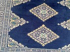 Vintage Bokhara Handmade Afghan Rug Home Decor  Hall Way Rug 3x4 Ft