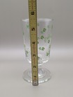 Vintage Shamrock Glass Clover Irish Recipe Coffee Footed Replacement Houseware 