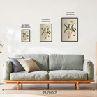Vintage Botanical Framed Artwork Flowering Plant With Moth Natural History Print