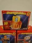 Mcdonald s Changeables Happy Meal Toys  1  2 And 7   Lot Of 3 