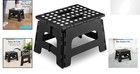 Folding Lightweight Step Stool - Sturdy   Safe For Adults And Kids  8 Inch