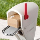 Step2 Mailmaster Streamline Mailbox   Post  Weather Resistant  Large White 