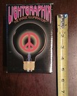 Peace Sign Light Bulb Vintage Aerolux Style Orange Neon Design Working With Box