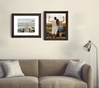 11x14 Black Bronze Ornate Classic Picture Frame With Mat For 8x10 Inches  Rea   