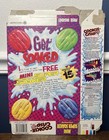 Vtg 1996 Ralston Cookie Crisp Flat Cereal Box Mini Super Soaker Chocolate Chip