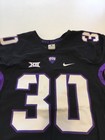 Game Worn Used Nike Tcu Horned Frogs Football Jersey  30 Size L